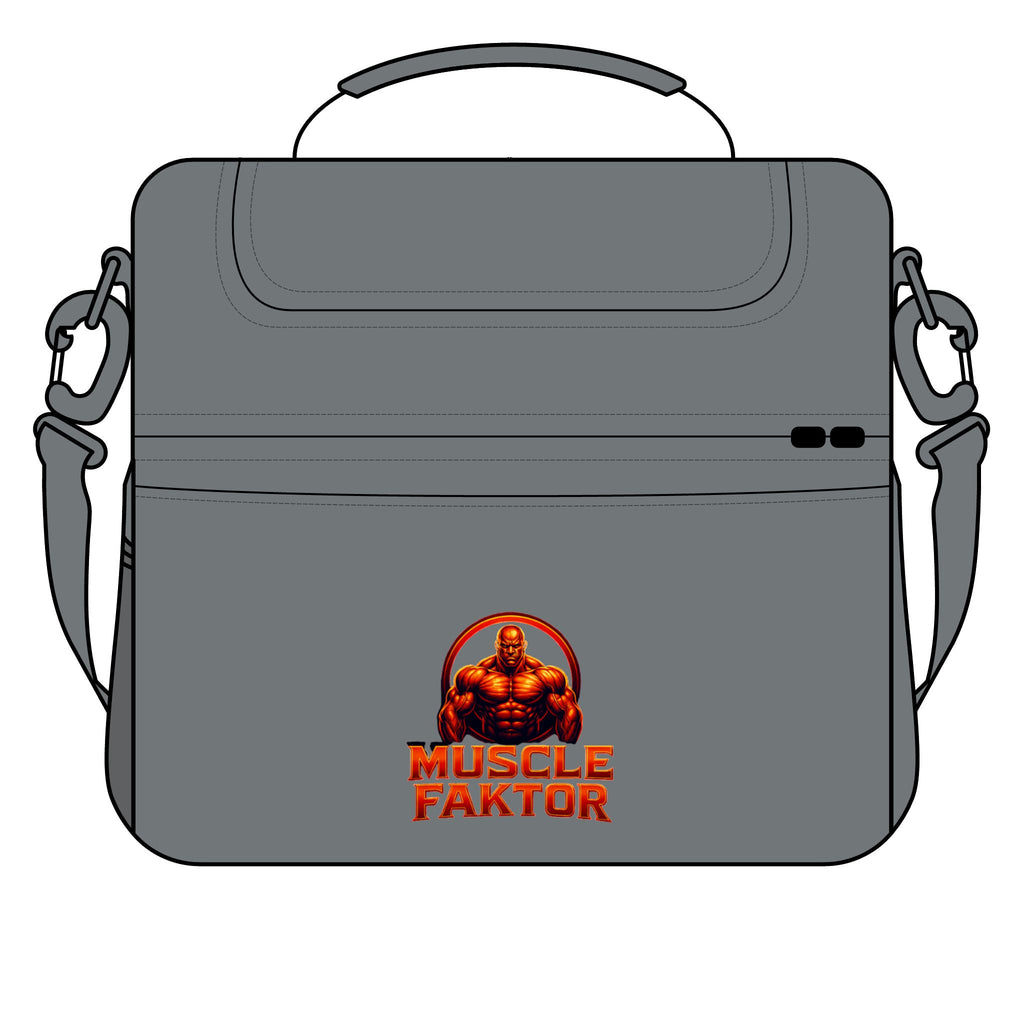 Insulated Cooler Bag for Meal Prep 9.75" x 10.5" x 7" Storm Grey
