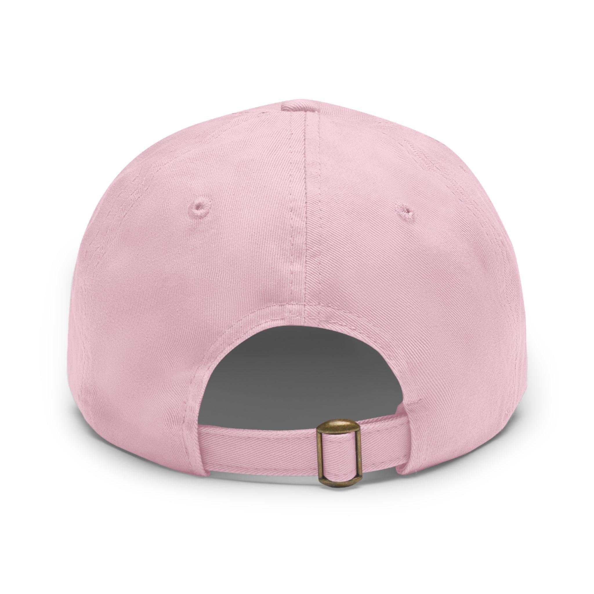 Dad Hat with Leather Patch (Rectangle) - Muscle Faktor