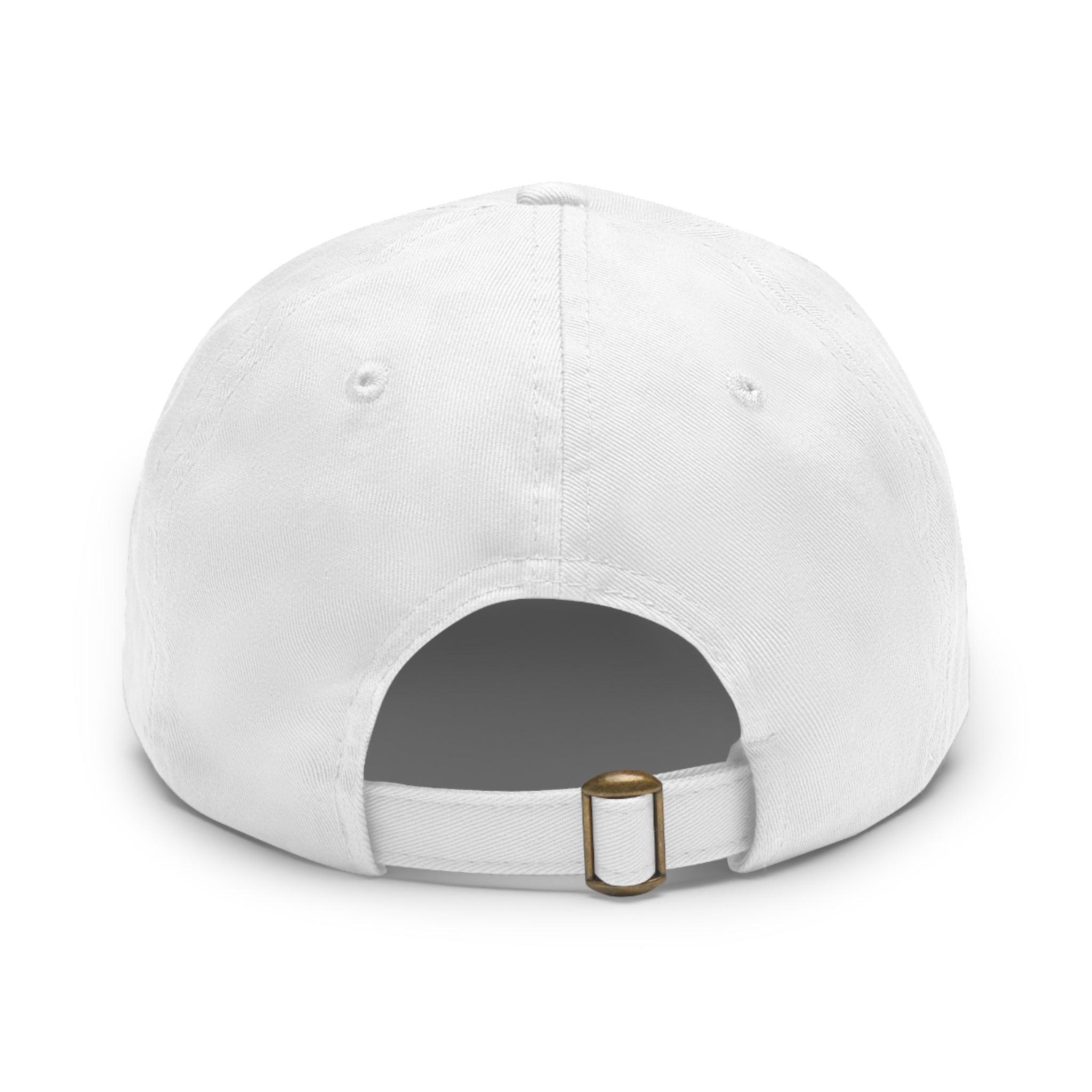 Dad Hat with Leather Patch (Rectangle) - Muscle Faktor