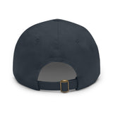 Dad Hat with Leather Patch (Rectangle) - Muscle Faktor