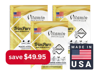 TrimPure Gold Patch E3 Buy 2 get 1 Free (90 patches) **BEST SELLER** $46.33 per pack