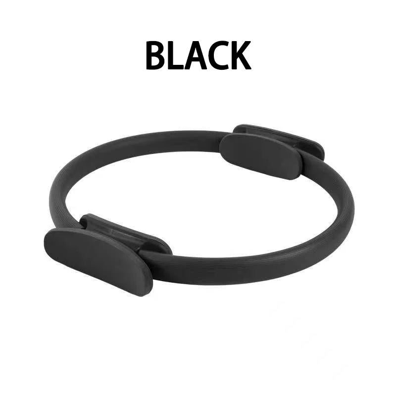 Yoga Fitness Pilates Ring Yoga Ring Open Back Ring Magic Ring Pelvic Floor Muscle Training Yoga Supplies Pilates Ring Black