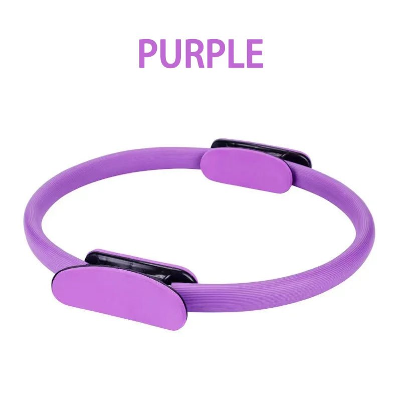 Yoga Fitness Pilates Ring Yoga Ring Open Back Ring Magic Ring Pelvic Floor Muscle Training Yoga Supplies Pilates Ring Purple