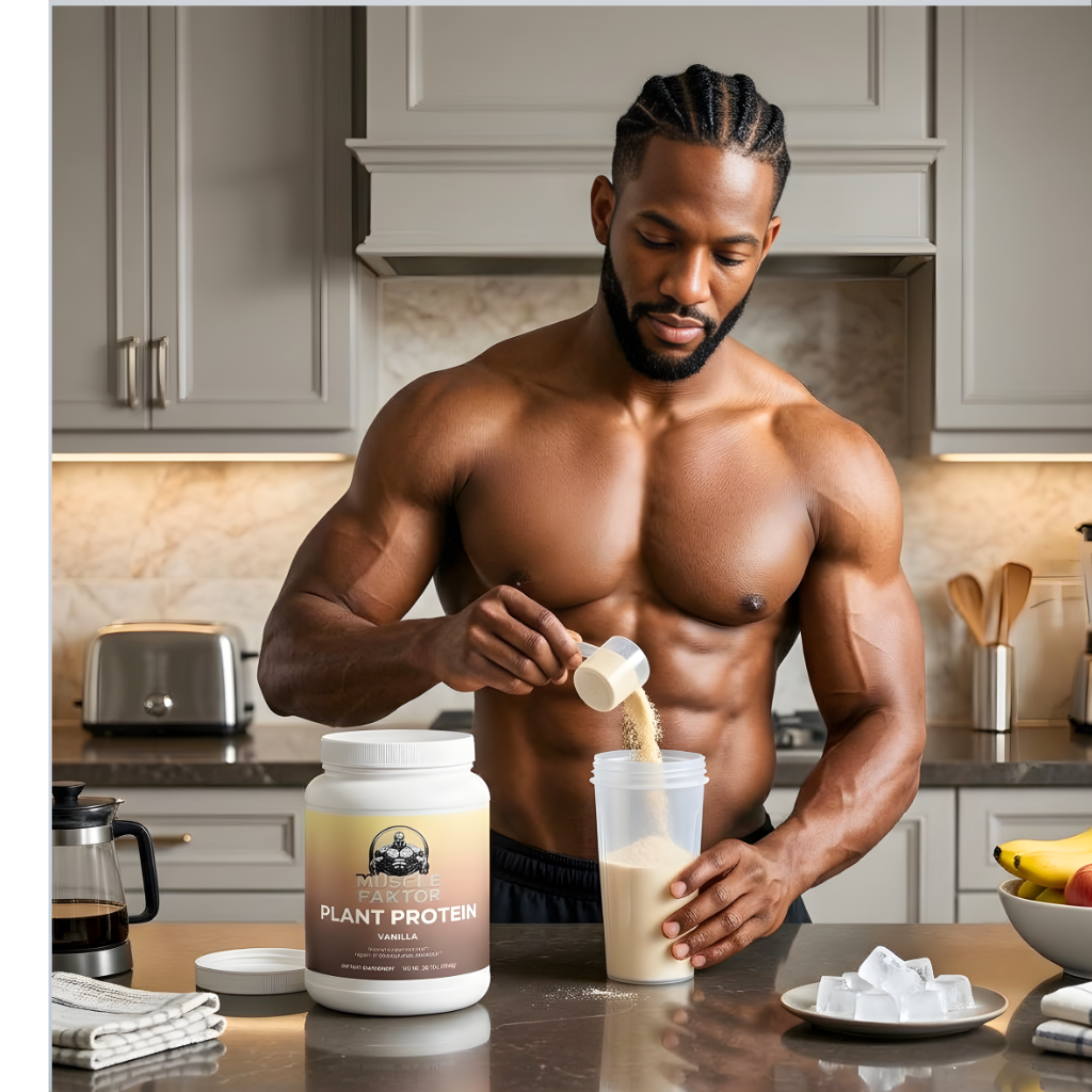 Muscle Faktor Plant Protein Powder — Vanilla (Fava Bean & Yeast)