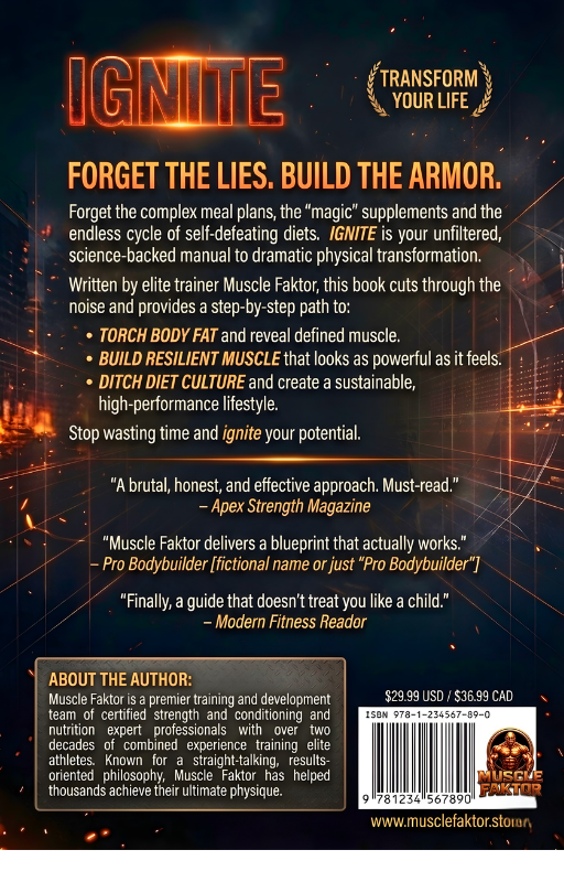 IGNITE: The No-BS Blueprint to Torching Fat, Building Armor, and Ditching Diets Forever