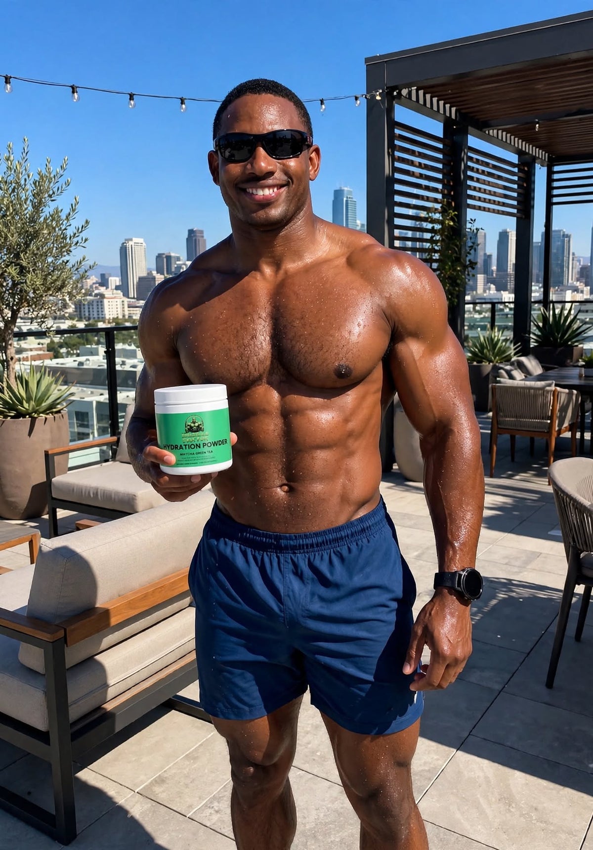 Muscle Faktor Matcha Green Tea-Flavored Electrolyte Powder, 150 g