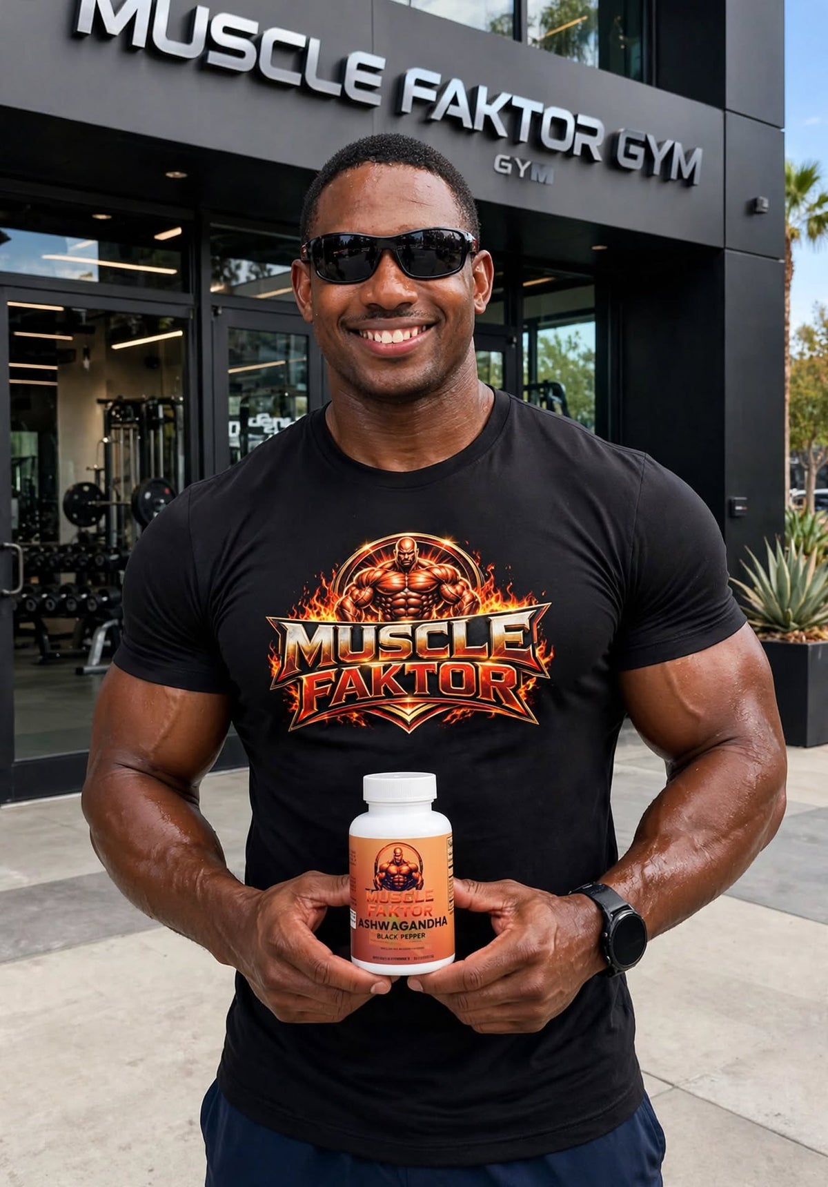 Muscle Faktor Ashwagandha with Black Pepper, 60 Capsules