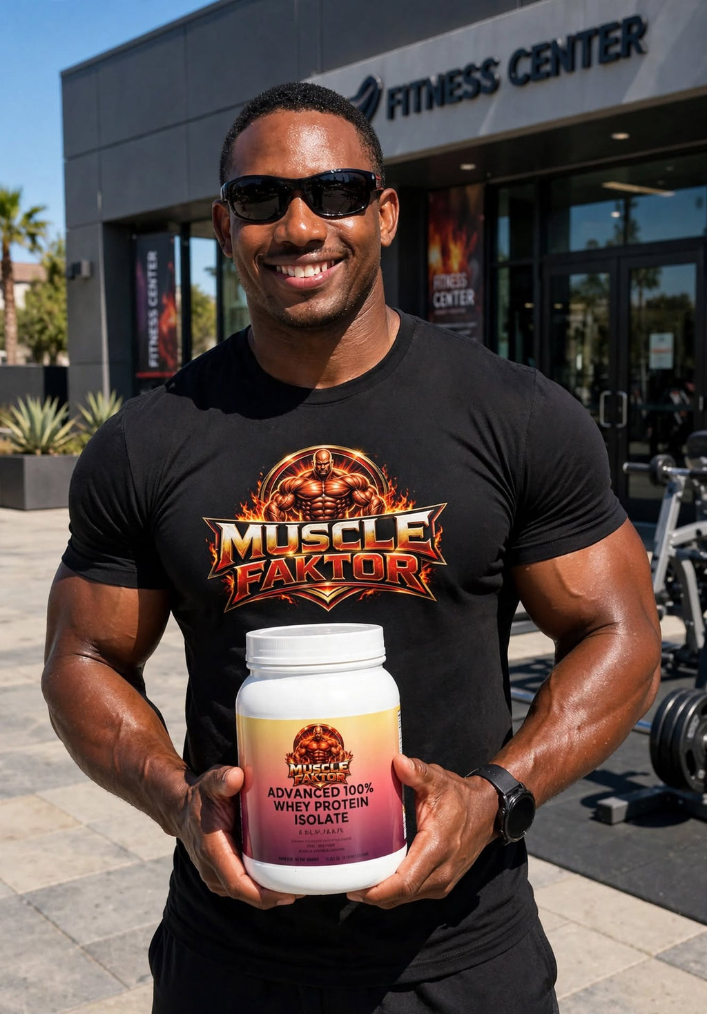 Muscle Faktor Chocolate Whey Protein Isolate, 24 Servings