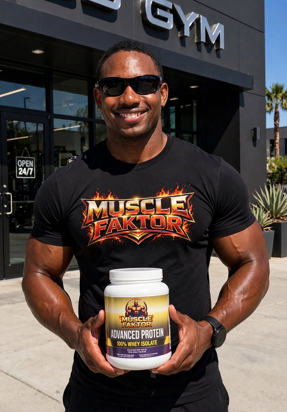 Muscle Faktor Vanilla Whey Protein Isolate, 24 Servings