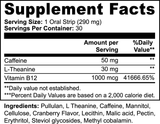 Muscle Faktor vitamins and minerals fast acting workout energy supplement with caffeine and vitamin B12