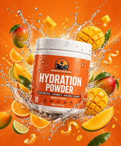 Muscle Faktor Lychee Electrolyte Hydration Powder — Sugar-Free