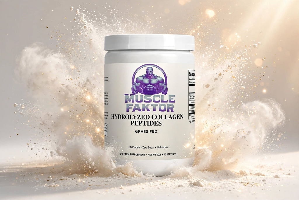Muscle Faktor Unflavored Collagen Peptides Powder, 280 g