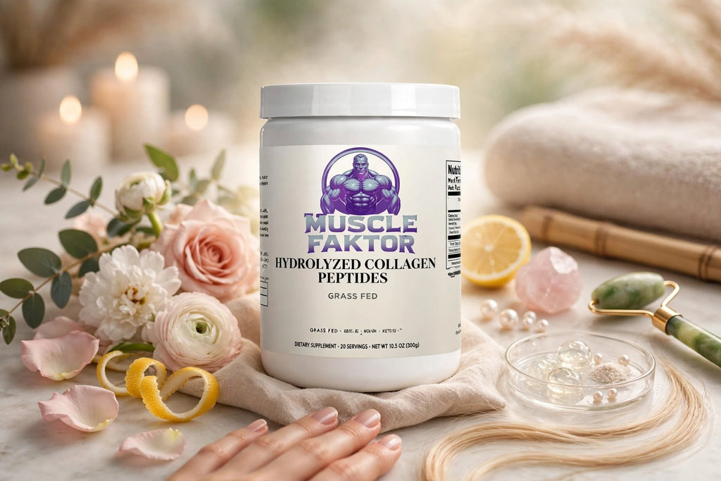 Muscle Faktor Unflavored Collagen Peptides Powder, 280 g