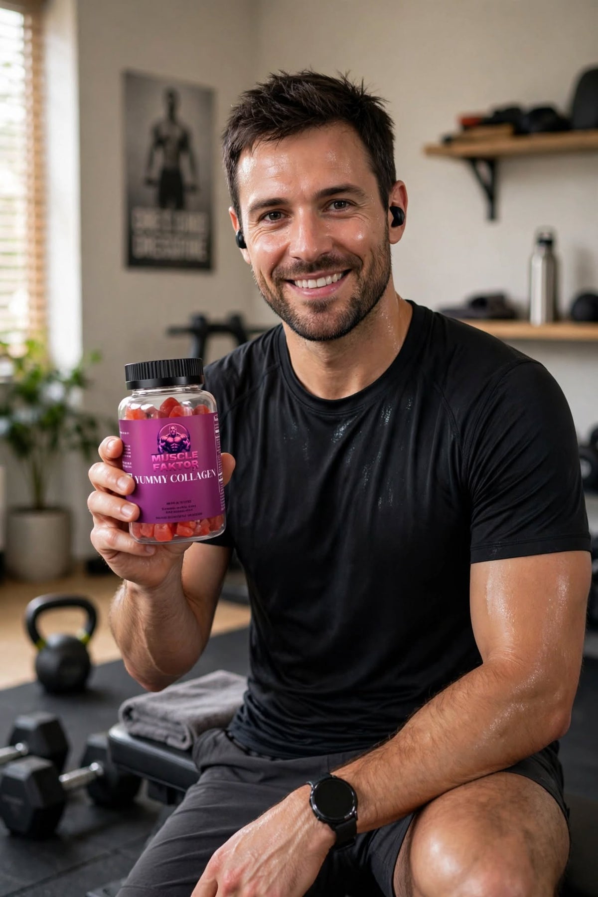 Muscle Faktor Orange Collagen Gummies, 60 Gummies