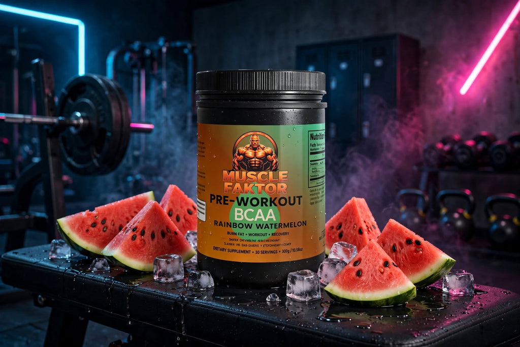 Muscle Faktor BCAA Powder, Honeydew/Watermelon, 292 g