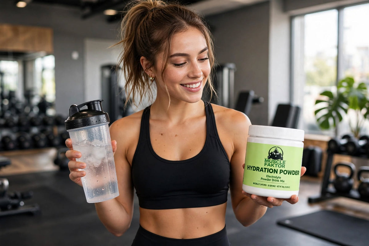 Muscle Faktor Lemonade Electrolyte Powder, 164 g