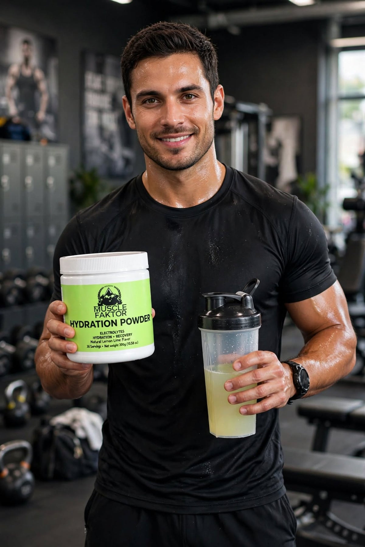 Muscle Faktor Lemonade Electrolyte Powder, 164 g