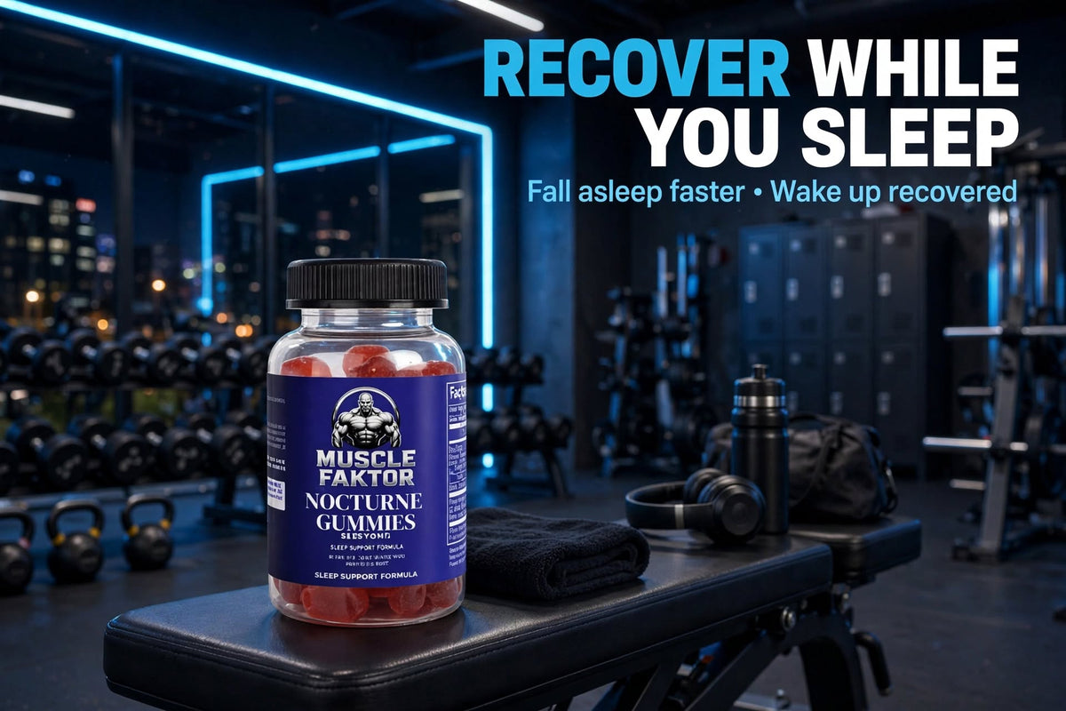 Muscle Faktor Nocturne Gummies with Melatonin, 60 Gummies
