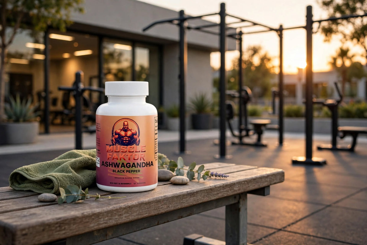 Muscle Faktor Ashwagandha with Black Pepper, 60 Capsules