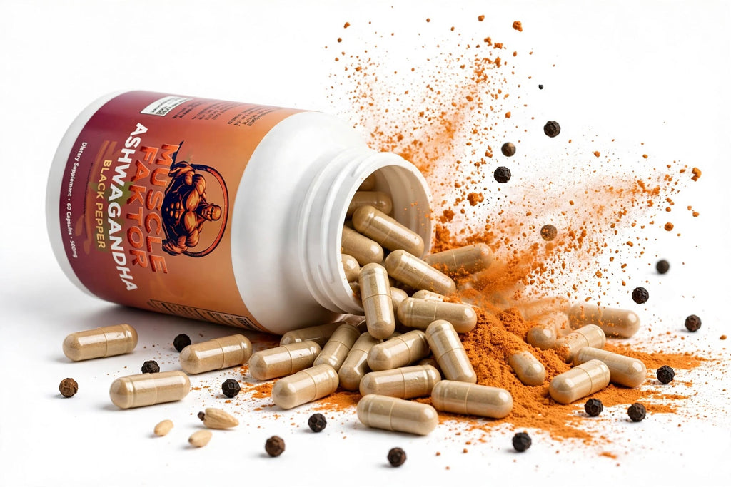 Muscle Faktor Ashwagandha with Black Pepper, 60 Capsules