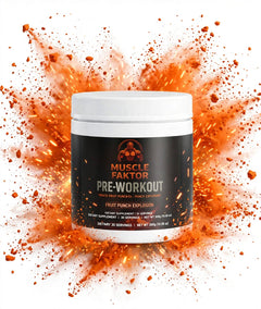 Muscle Faktor Fruit Punch Energy Powder — Sugar-Free Formula