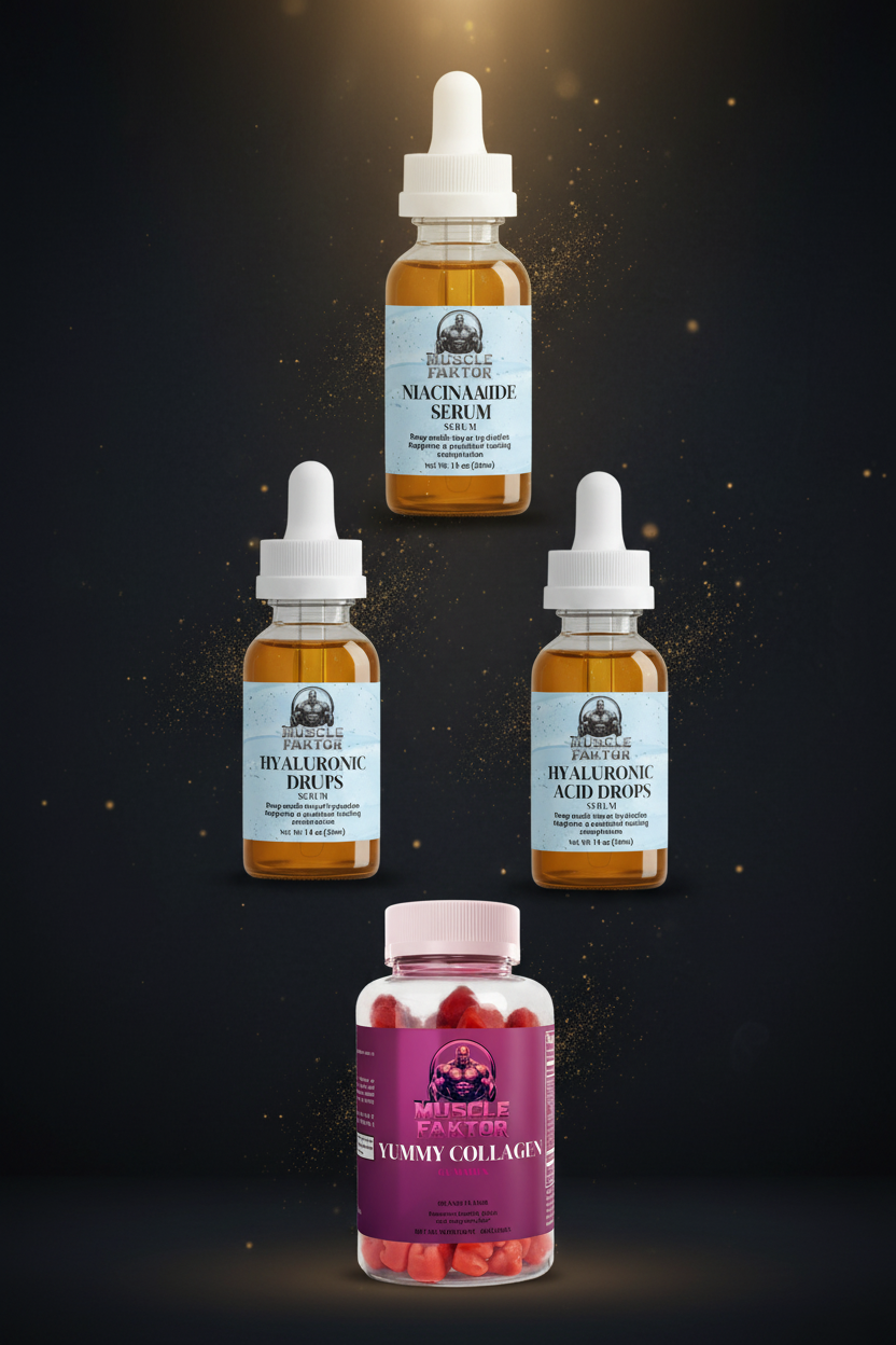 Muscle Faktor Glow & Beauty Stack — portrait product shot
