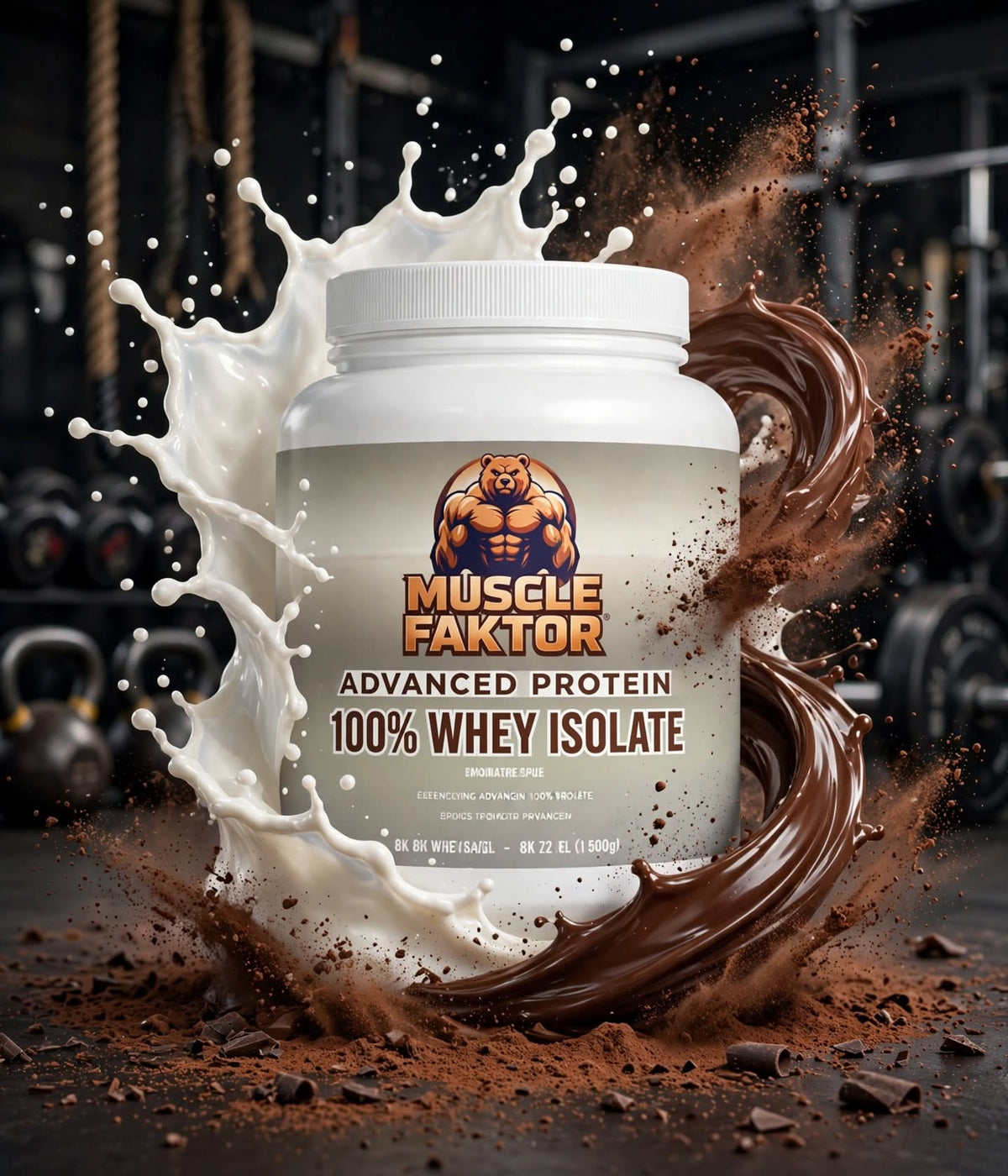 Muscle Faktor Vanilla Whey Protein Isolate, 24 Servings