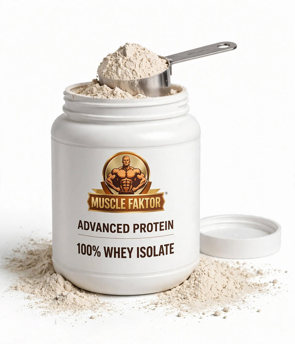 Muscle Faktor Vanilla Whey Protein Isolate, 24 Servings