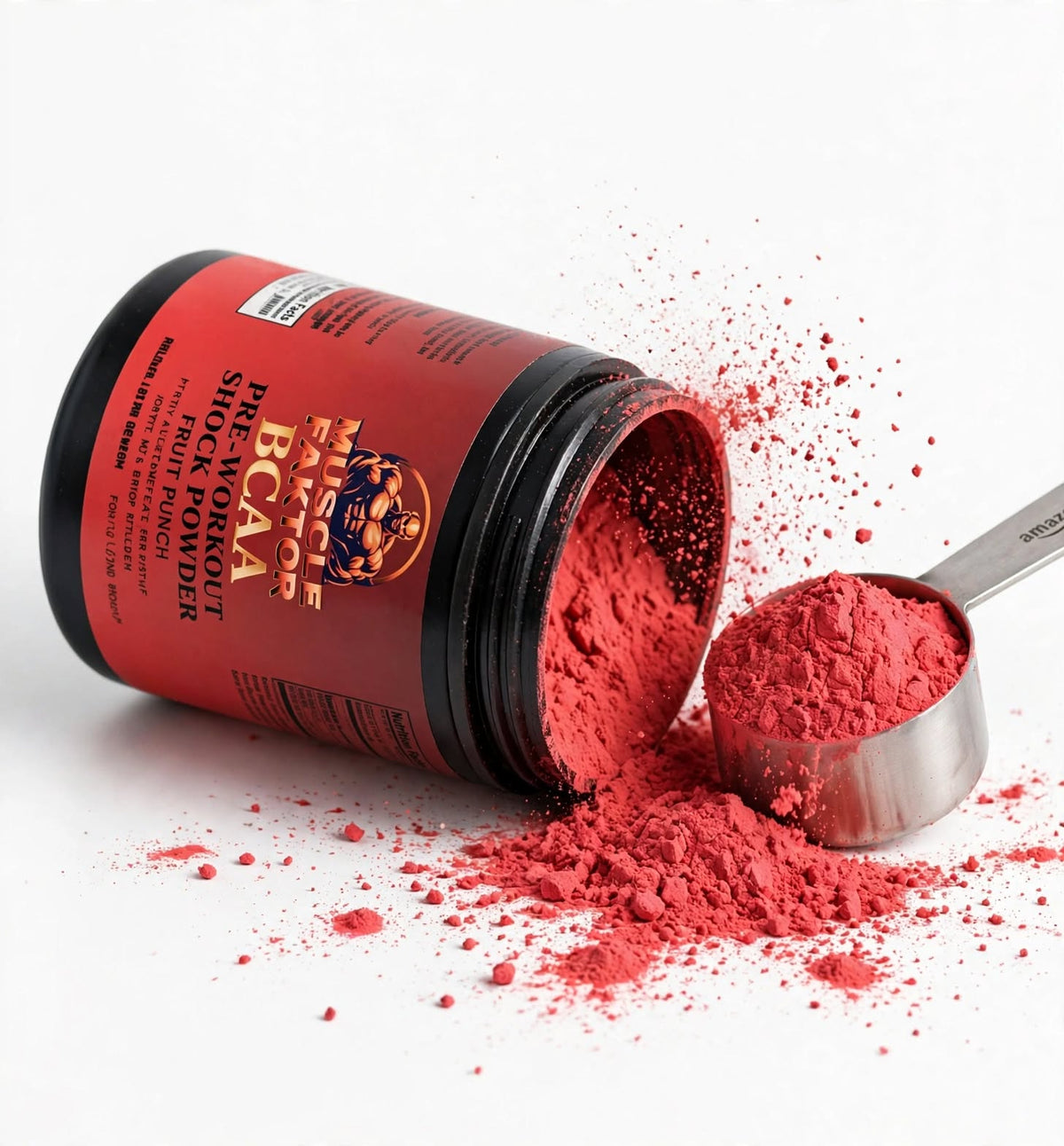 Muscle Faktor BCAA Shock Powder, Fruit Punch, 45 Servings