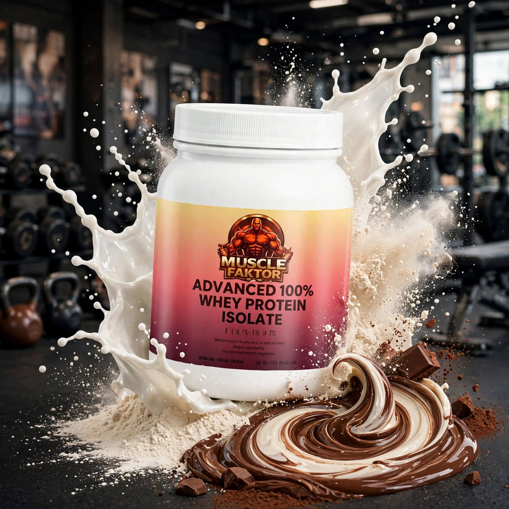 Muscle Faktor Chocolate Whey Protein Isolate, 24 Servings