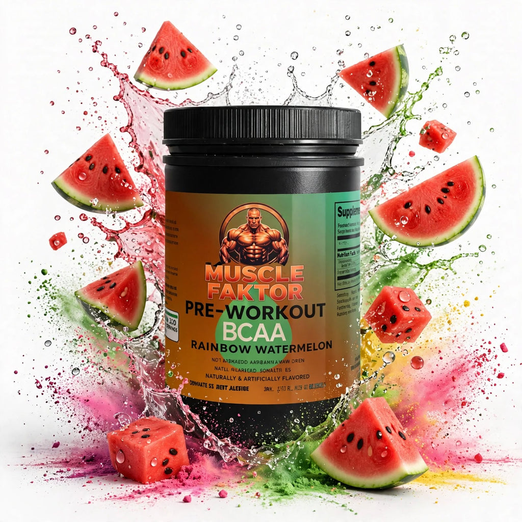 Muscle Faktor BCAA Powder, Honeydew/Watermelon, 292 g