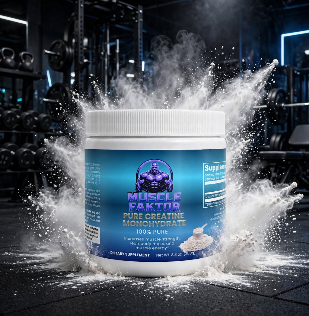 Muscle Faktor Creatine Monohydrate Powder, Unflavored, 250 g