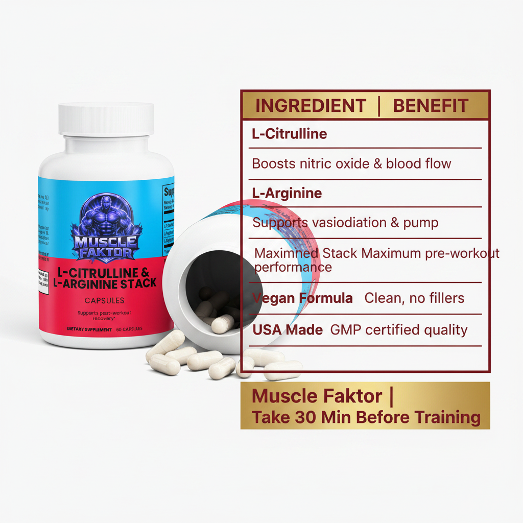 L-Citrulline & L-Arginine Stack