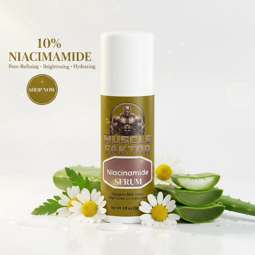 Muscle Faktor 10% Niacinamide Pore-Refining Face Serum