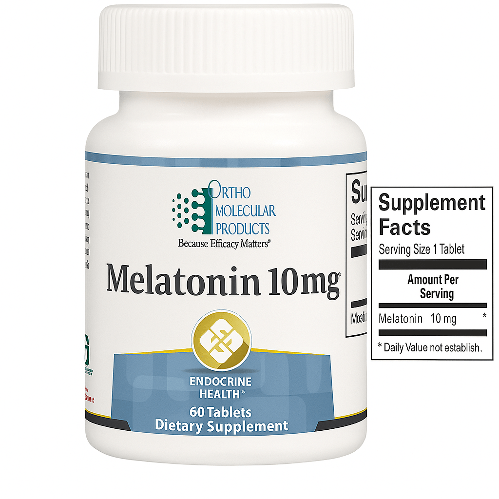 Ortho Molecular Products Melatonin 10mg 60 Tablets