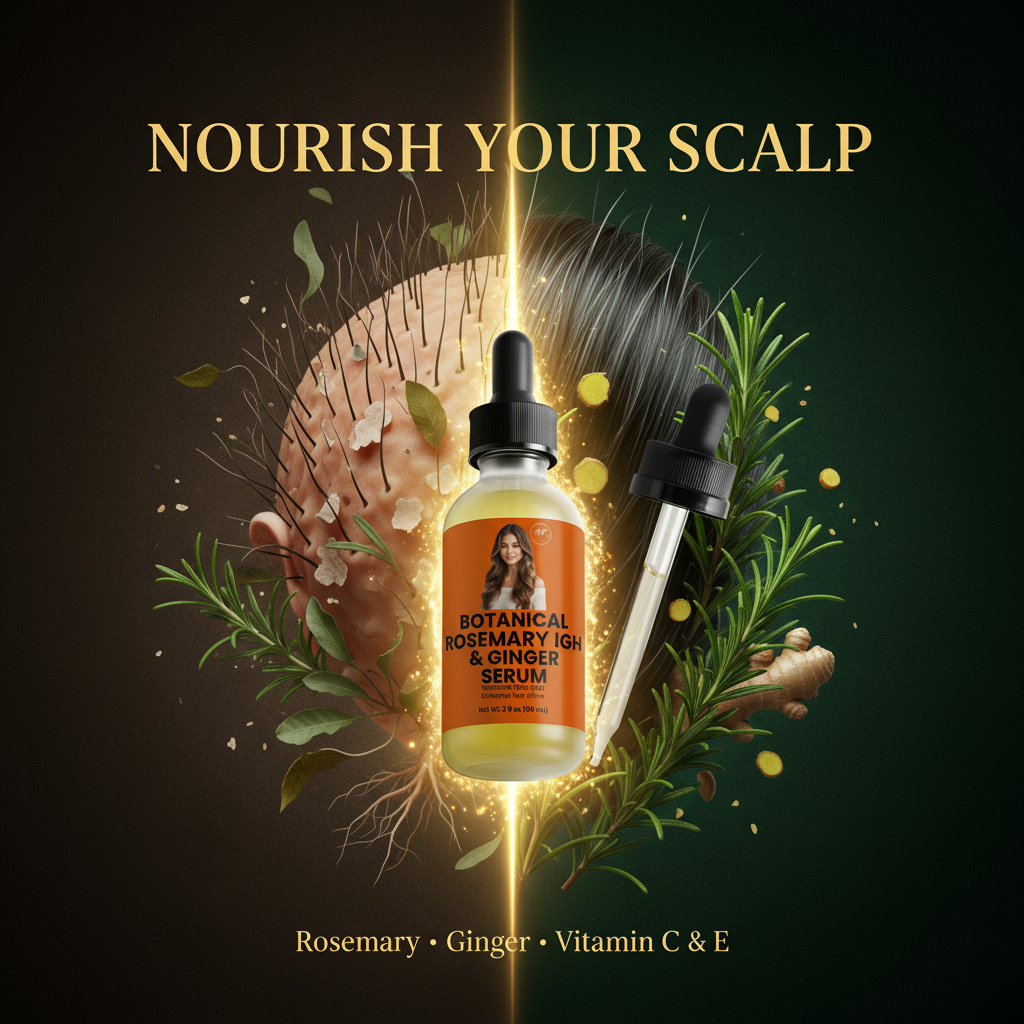Muscle Faktor Botanical Rosemary & Ginger Scalp Serum