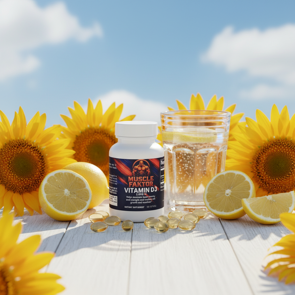 Muscle Faktor Vitamin D3 2000 IU Daily Softgel Supplement